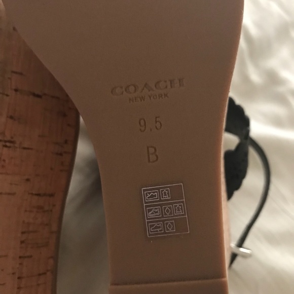 COACH wedge sandals brand new - Picture 5 of 5